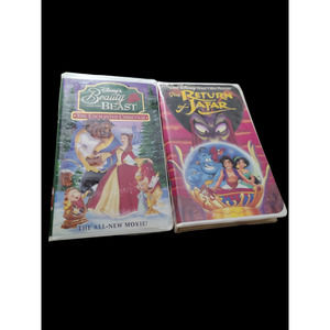 VHS movies Return of Jafar. Beauty and the Beast